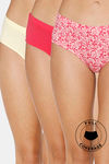 Zivame Low Rise Full Coverage Hipster Panty (Pack of 3) - Multicolor — thumbnail 1